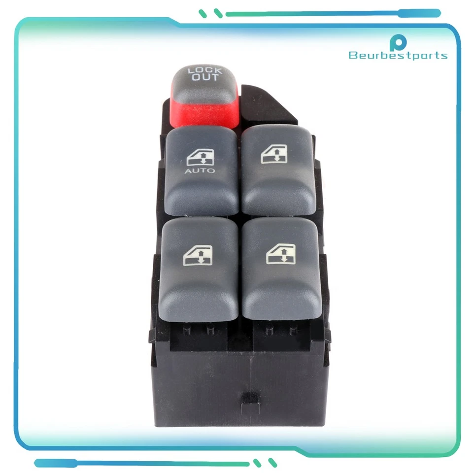 Interruptor de ventana eléctrica delantero izquierdo para Pontiac Sunfire 1995 1996 1997-2005 sedán Foto 3 de 4