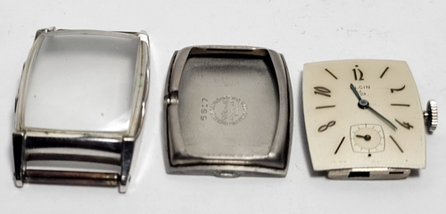 Elgin 17 Jewels Model 673 10K RGP Case Size 28 mm X 21 mm Runs Good - Picture 8 of 11