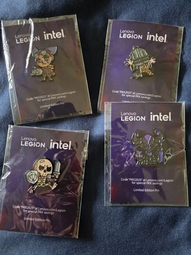  Lenovo Legion "Limited Edition" promotional enamel pins 