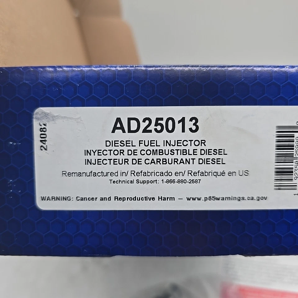 Inyector de combustible-diesel CARQUEST AD25013 Reman Foto 3 de 4