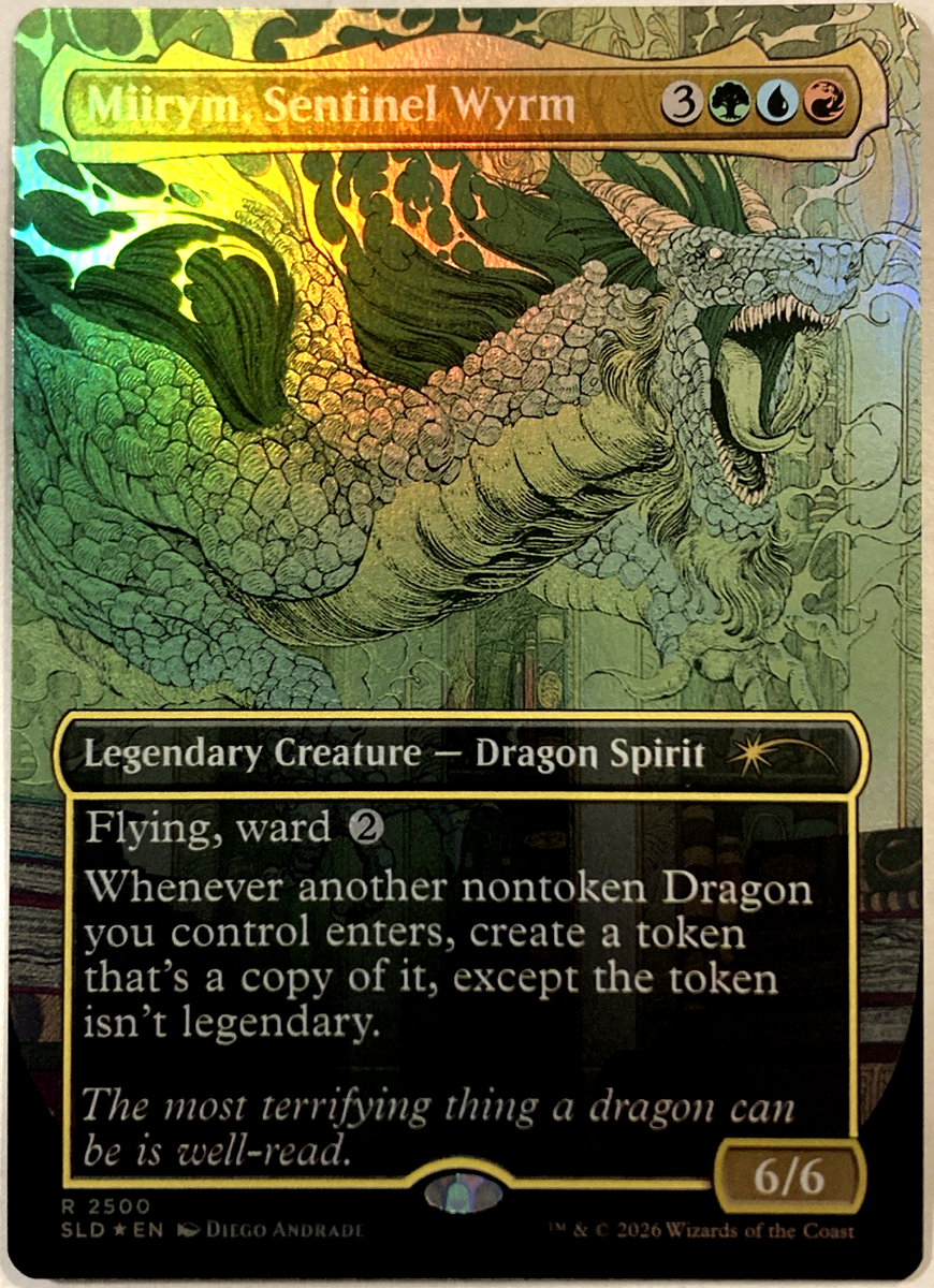 MTG Miirym, Sentinel Wyrm (Foil) Secret Lair x D&D: Whispers in