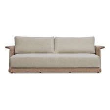 Moe's Home Collection Meredith Sofa Rattan Beige