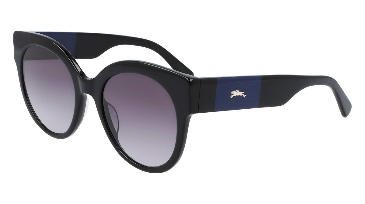NEW Longchamp LO 673S 001 Black Sunglasses with Grey  display picture 2