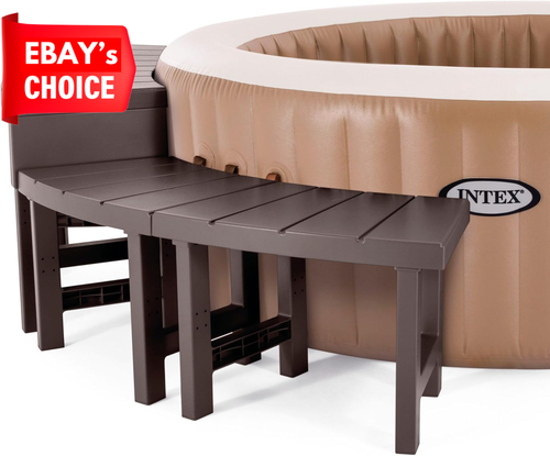 28515 2 Medium 2 Tall Purespa Benches Compatible 4 Person Spas Flat Storage - Picture 5 of 12