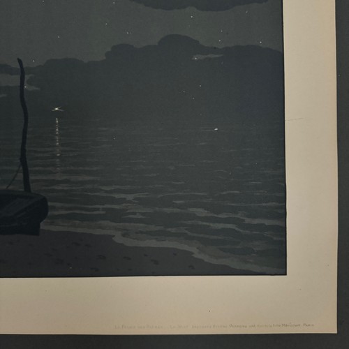 Lithographie par Henri Rivière La Féérie des Heures - La Nuit A5471 - Afbeelding 2 van 7