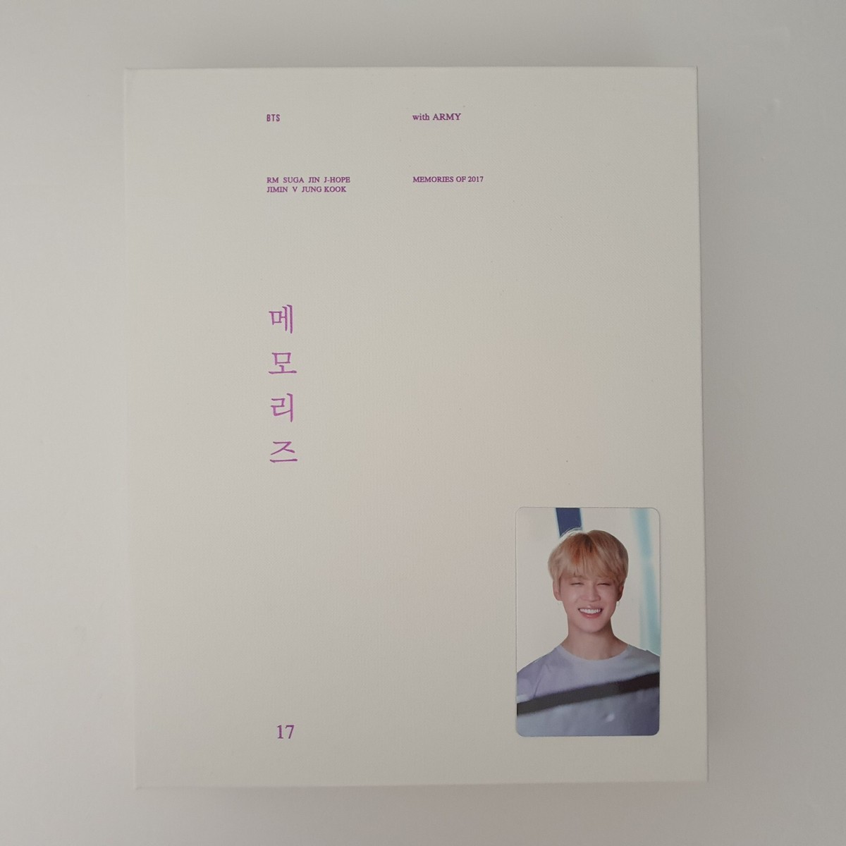BTS MEMORIES 2017 DVD ジミン BTS Official Memories Of 2017 DVD Full Package jimin