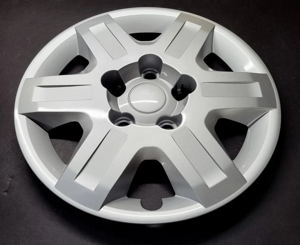 One Wheel Cover Hubcap Fits 2008-2013 Dodge Caravan 16" Silver Bolt On Foto 2 de 4