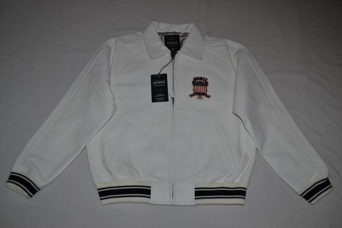 AVIREX レザージャケット ホワイト 楽天市場】avirex 革ジャン（カラーホワイト）の通販