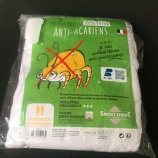 SWEETHOME 100 cotton mattress protector - Anti-mite - 90x190/200 cm Absorbent