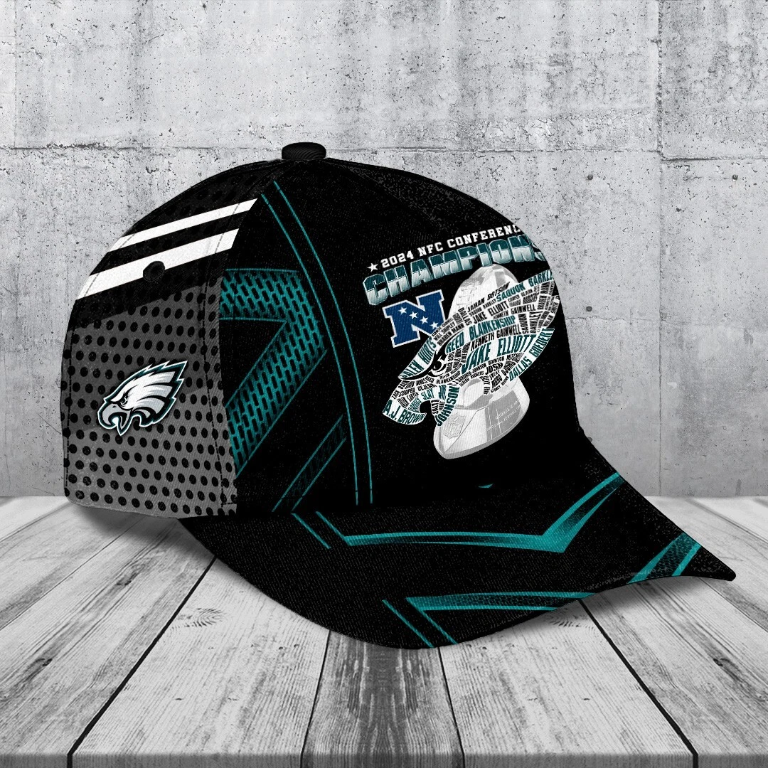 Philadelphias 2025 Team Football Champions Cap, Eagle Game Day Football Cap, Philadelphias Classic Cap