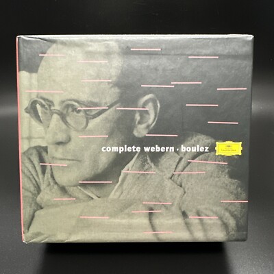 Complete Anton Webern Boulez [DG Deutsche Grammophon 6 CD Box Set