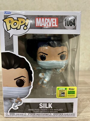 SDCC 2022 Funko Exclusive Marvel Silk Pop 1064 Official Comic Con Sticker