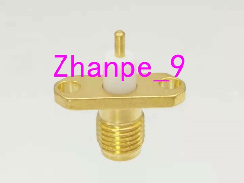 Connector SMA male plug & female jack Flange solder PTFE Panel deck mount - Picture 25 of 25