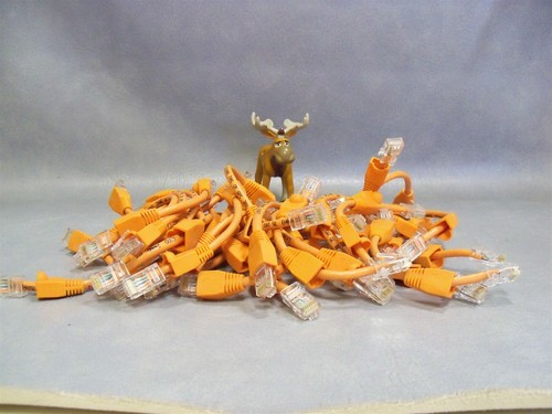 CAT5E Enhanced Patch Cables 6" Length RJ45 Ethernet - Lot of 35 - 第 2/4 張圖片