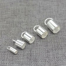 20pcs of 925 Sterling Silver Cord End for Bracelet Leather Cord