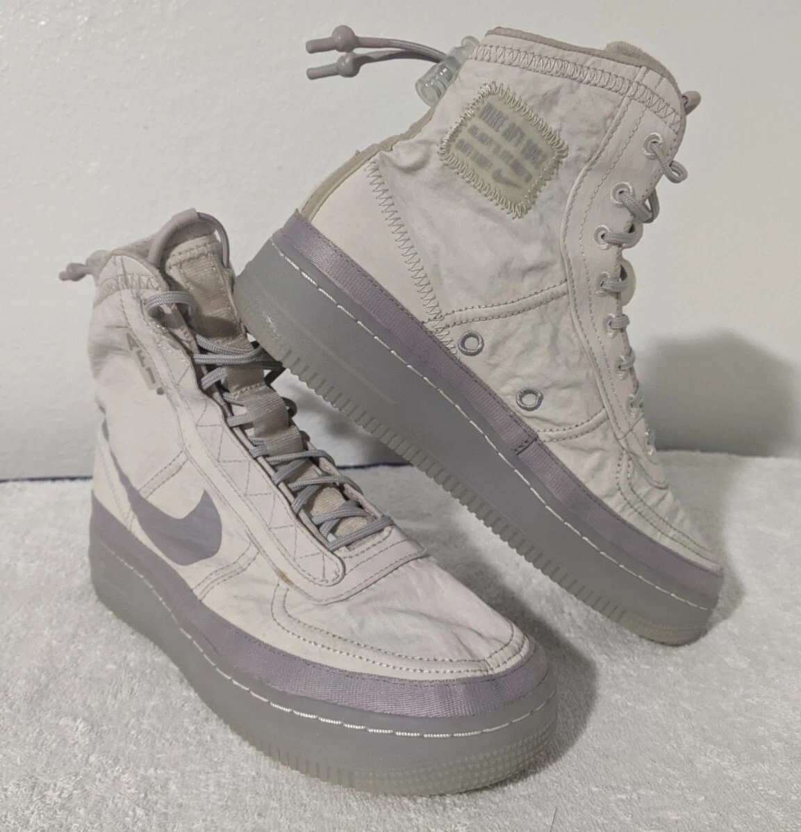 Nike Air Force 1 Shell High Sail W for sale - eBay