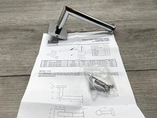 ICO V62013 Bath Volkano Crater Wall Mounted Euro Toilet Paper Holder