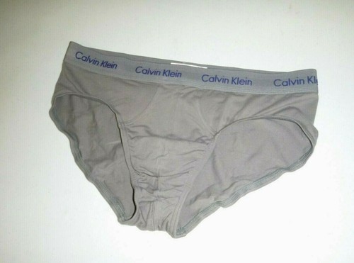 calvin klein mens cotton STRETCH HIP briefs gray underwear sz: XL -NU2661 - 第 1/6 張圖片