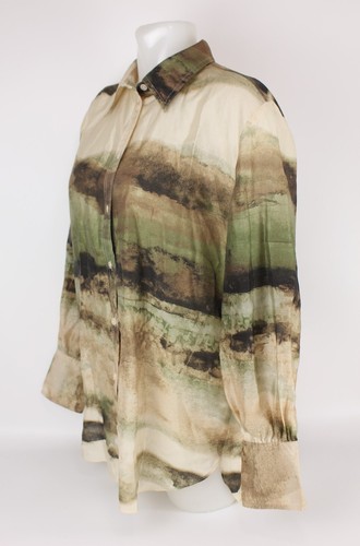 Camisa Mujer Próxima Talla 10 UK Blusa Colorida Ligera Boho Artículo - Imagen 7 de 10