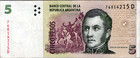 New ListingArgentina 5 Pesos 2003 Banknote
