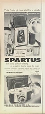 Vintage 1956 Spartus Full-Vue And New Spartus 35MM Cameras Advertisement