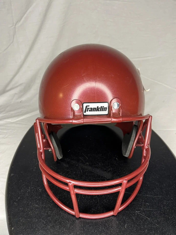Franklin Youth Реплика Футбольного Шлема Штата Миссисипи Бульдоги Бордовый - Изображение 3 из 4