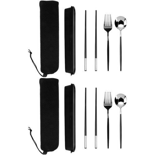 2 Sets Dreiteiliges Tafelservice Utensil Wickeln Schubladenteiler - Bild 9 von 12