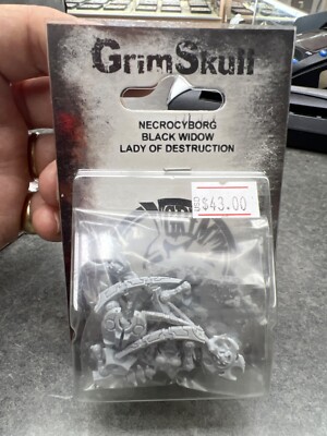 GRIM SKULL Necrocyborg Black Widow Lady of Destruction