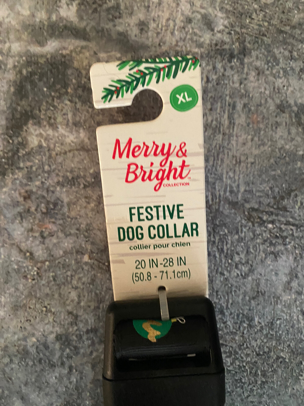 NWT Top Paw Christmas Ltd. Edition Dog Collar XL Sold Out HTF Merry