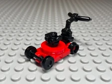 Custom Lego MOC Push Lawn Mower Accessory + Instructions (minifig not included)
