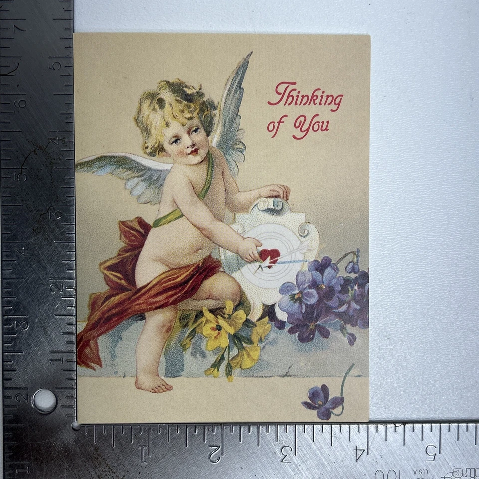 Lote de 5 tarjetas de San Valentín en blanco de diseño victoriano con caja, 1989 Current Inc. Foto 4 de 4