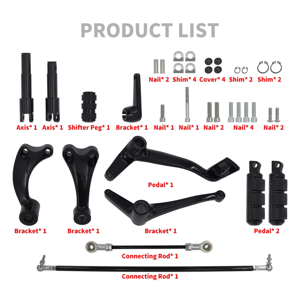 Controles dianteiros completos alavancas ligações adequadas para Sportster 883 1200 2004-2013 - Imagem 3 de 4