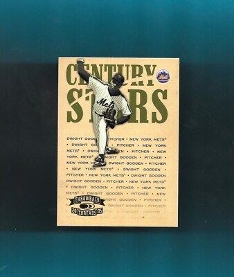 2005 Donruss Throwback Threads CENTURY STARS # CS-16 DWIGHT GOODEN METS SHARP!