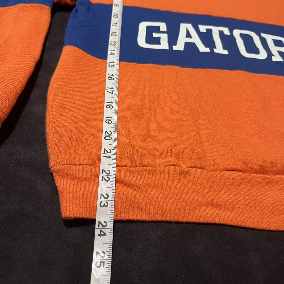 University of Florida Gators Sweatshirt Steve Spurrier Vintage Striped UF 1970s - Image 4 of 4