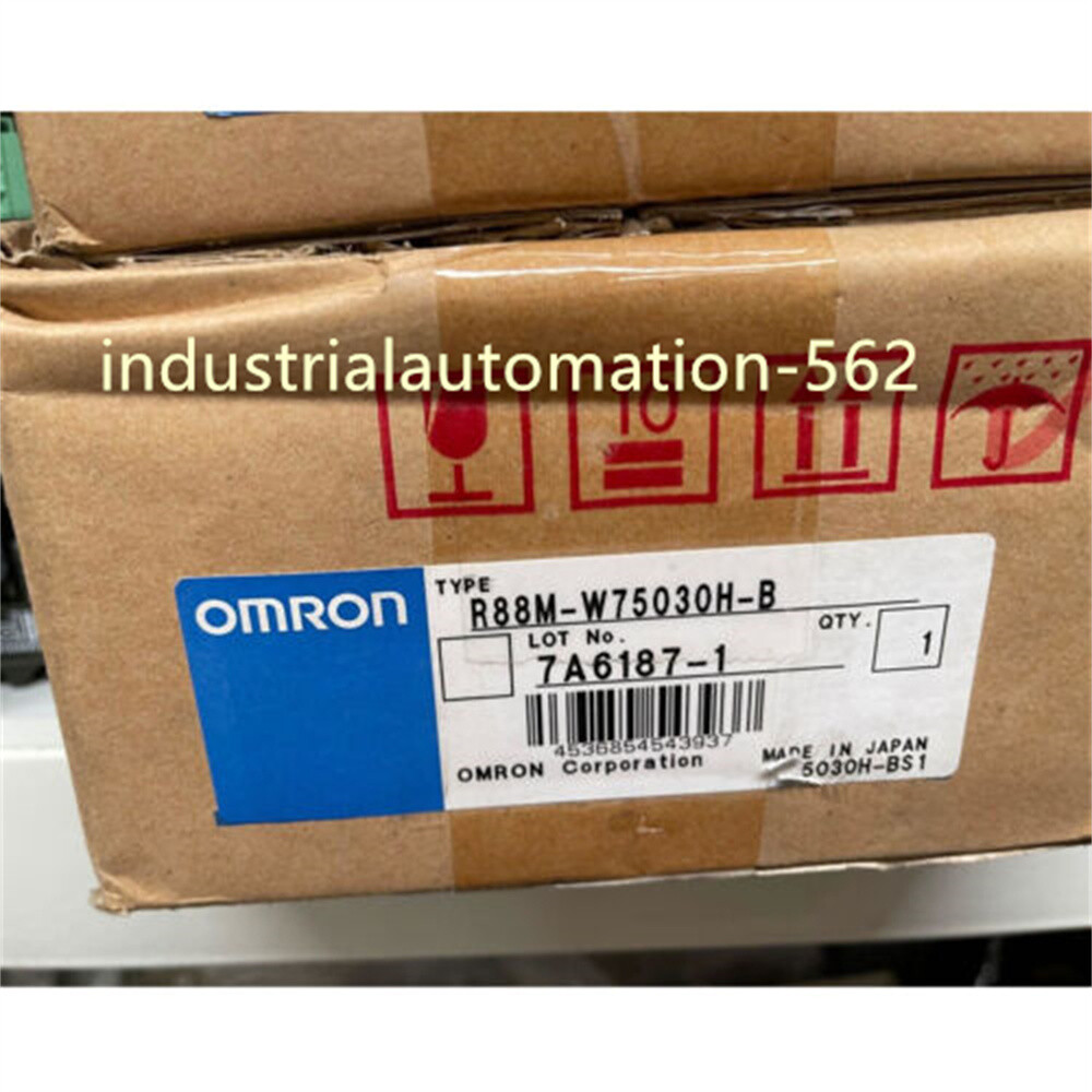 Omron R88M-W75030H-B Servo Motor New In Box Expedited Ship
