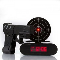 Lock N' Load Gun Alarm Clock/target Alarm Clock/creative Clock Black on sale Lock N' Load Gun Alarm Clock/target Alarm Clock/creative Clock Black on sale