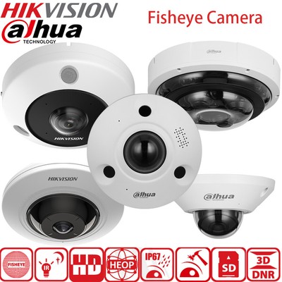 Fisheye Camera 5MP 12MP 20MP Panoramic IP POE Camera 360° Lot