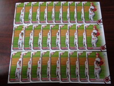 2022 Bowman Christian Roa #BP-130 1st Year ROOKIE CARD Lot of 28-REDS