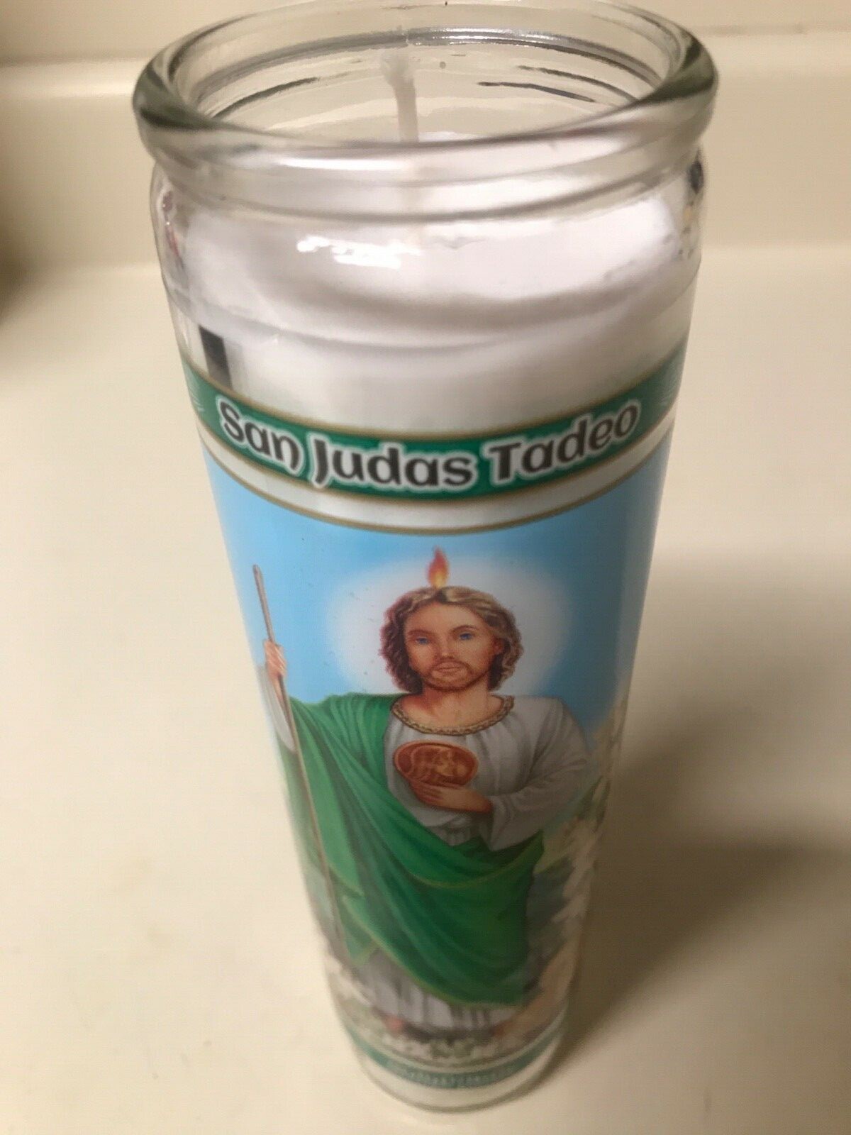 SAN JUDAS TADEO CANDLE 8" length eBay