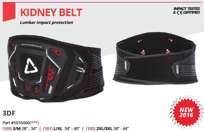 Ceinture de rein enduro 3DF 3.5 pour de longues sorties moto tout terrain
