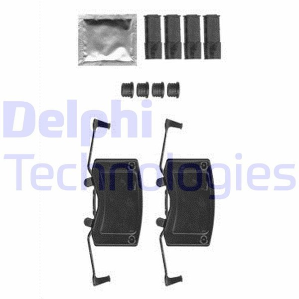 Delphi LX0582 ZubehöRsatz, Scheibenbremsbelag FüR BMW-image