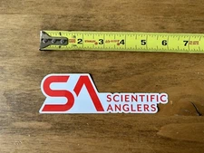 Scientific Anglers Inc Fly Fishing Logo Sticker/Decal Approx 6” New Authentic