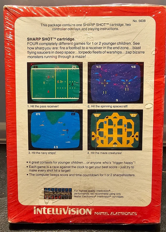 Sharp Shot (Intellivision, 1982) - Image 2 of 2
