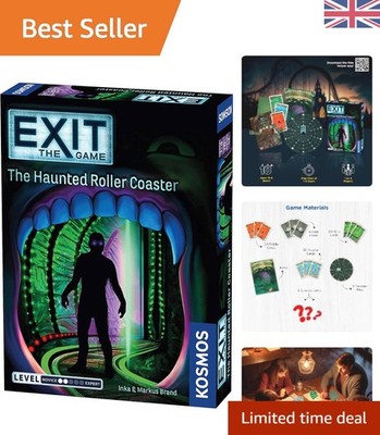 Familienspaß mit EXIT: Die Spukachterbahn - Puzzle Abenteuer Spiel für 4