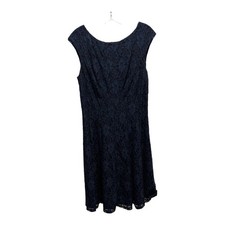 Lauren Ralph Lauren Dresses Dress Womens 12 Navy Blue Lace Lined Fairy