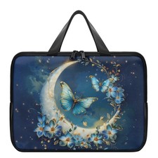 Laptop Bag Case Womens Mens Leather Laptop Sleeve Zipper Shockproof Computer ...