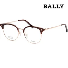 Bally Eyeglasses Frame BY5049D 071 Luxury Asian Fit Round Semi-Rimless 75788187