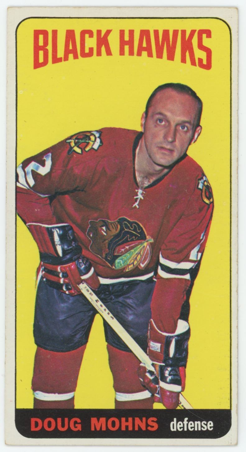 Doug Mohns #25 Hockey Cards 1964 Topps trading card — raw and PSA graded price guide