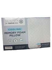 SERENITY BY TEMPUR-PEDIC COOLING MEMORY FOAM PILLOW Standard 24" x 16" NEW