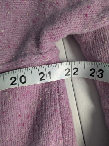 Sundance Lamb's Wool Sweater Large Purple Soft Cozy Relaxed Fit - Picture 4 of 7